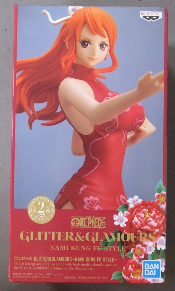 BANDAI SPIRITS GLITTERu0026GLAMOURS NAMI KUNG FU STYLE 赤 ナミ