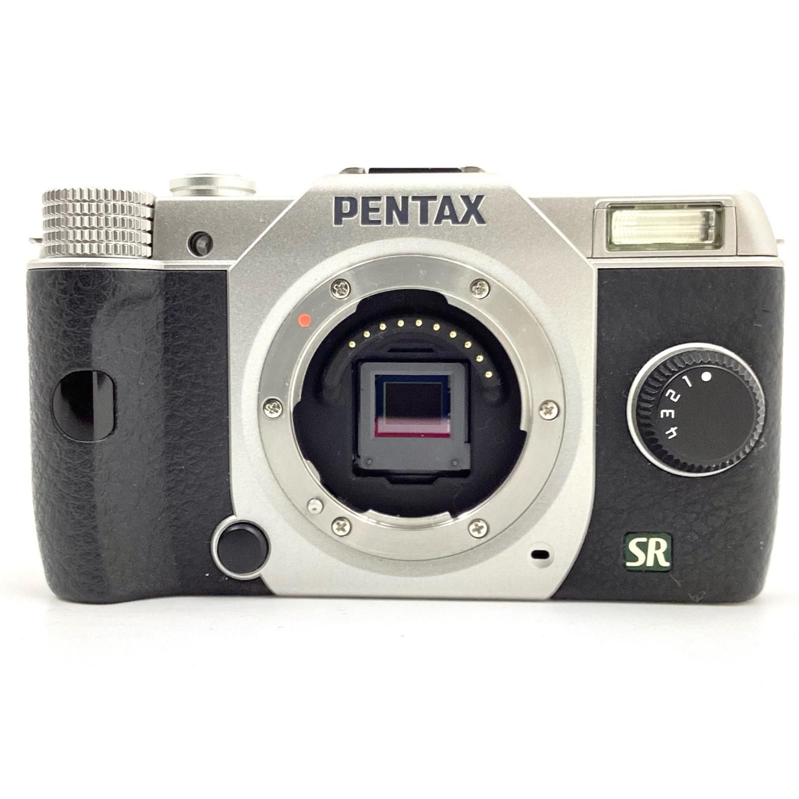 全額返金保証】【最速発送】PENTAX デジタル一眼 Q7 ボディ シルバー 