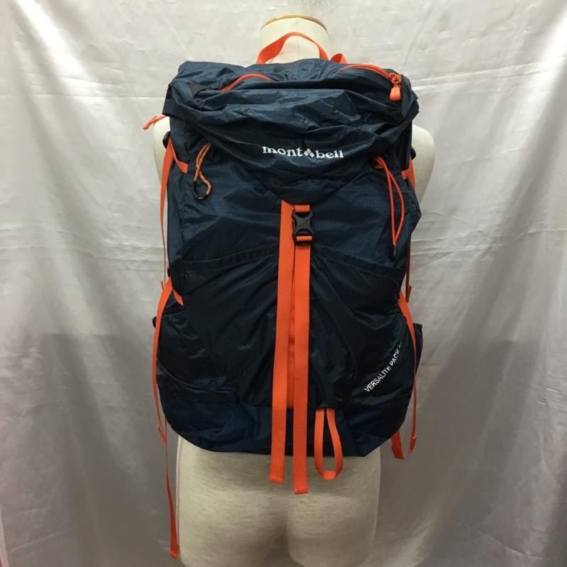 □□ mont・bell モンベル リュック バックパック 359910 レッド 傷や汚れあり □□ mont・bell モンベル リュック バックパック 359910 レッド