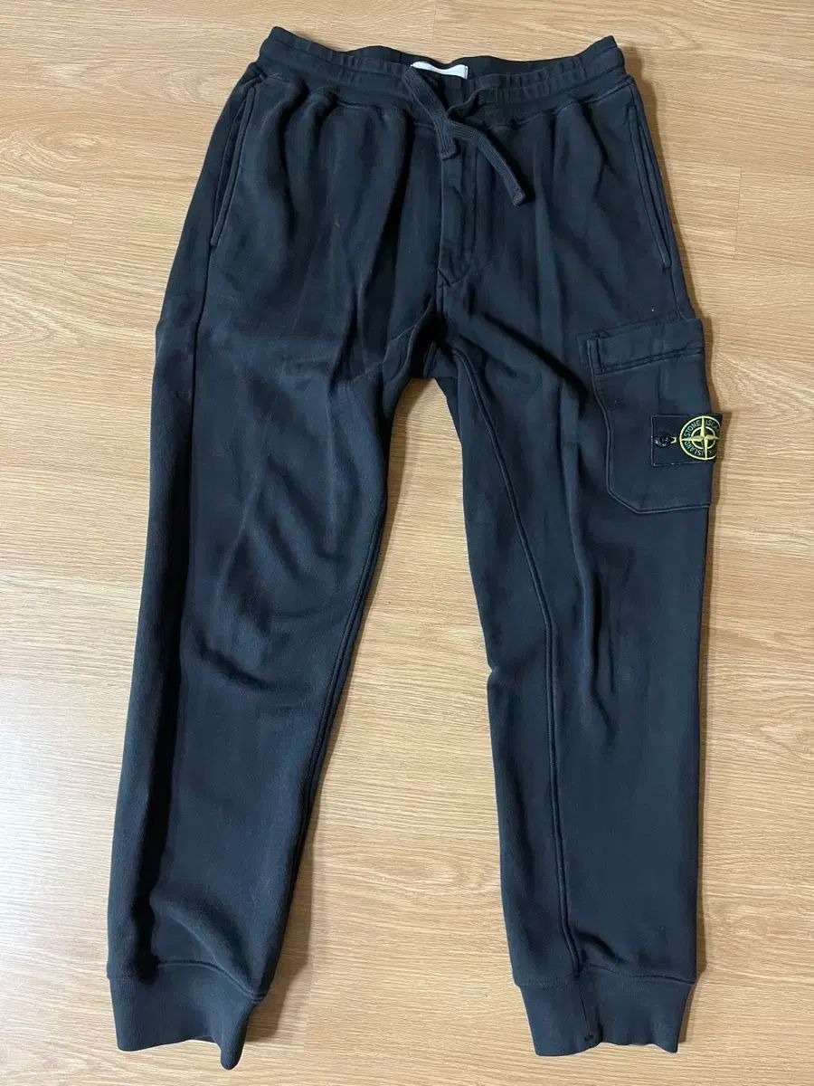 STONE ISLAND ストーンアイランド カーゴ トレーナー パンツ 黒 S