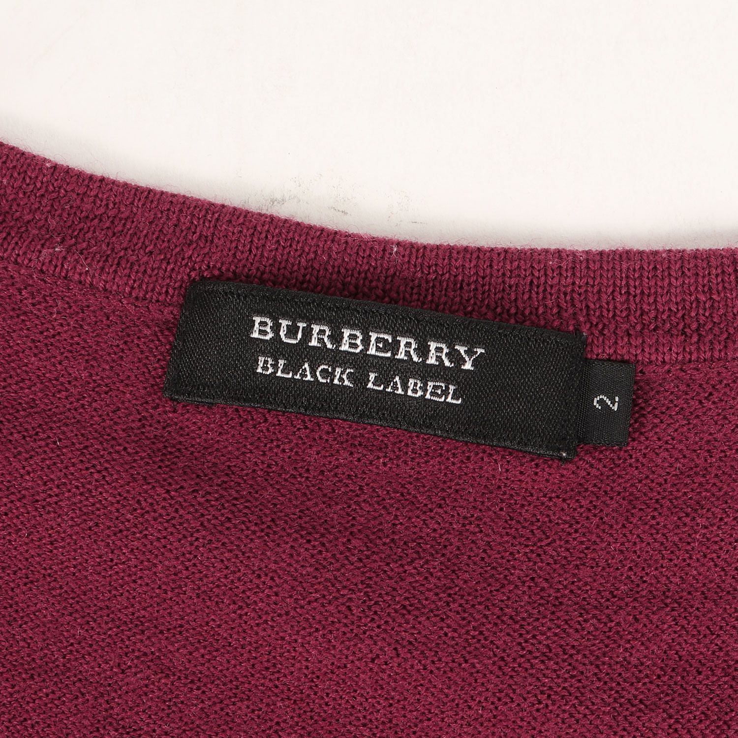 BURBERRY BLACK LABEL バーバリー ブラックレーベル ニット サイズ:2