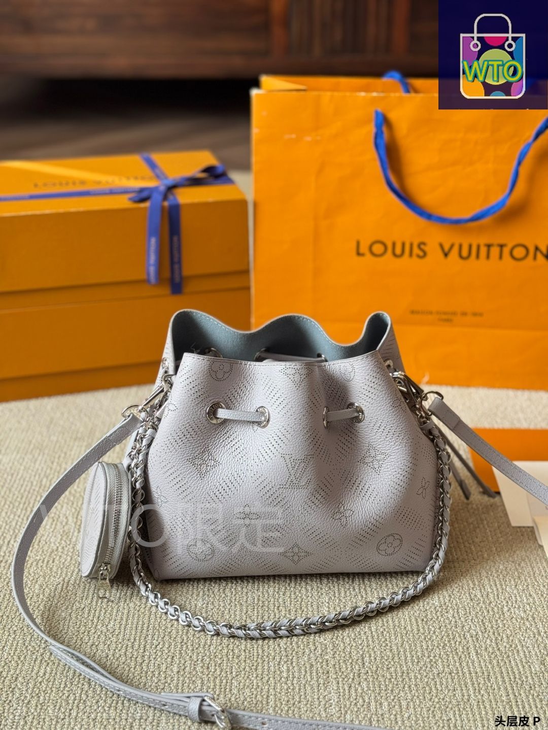 ルイヴィトン BELLA バケットバッグ カーフスキン 今日特価】Louis Vuitton High Version Bella Bucket Bag / ルイ
