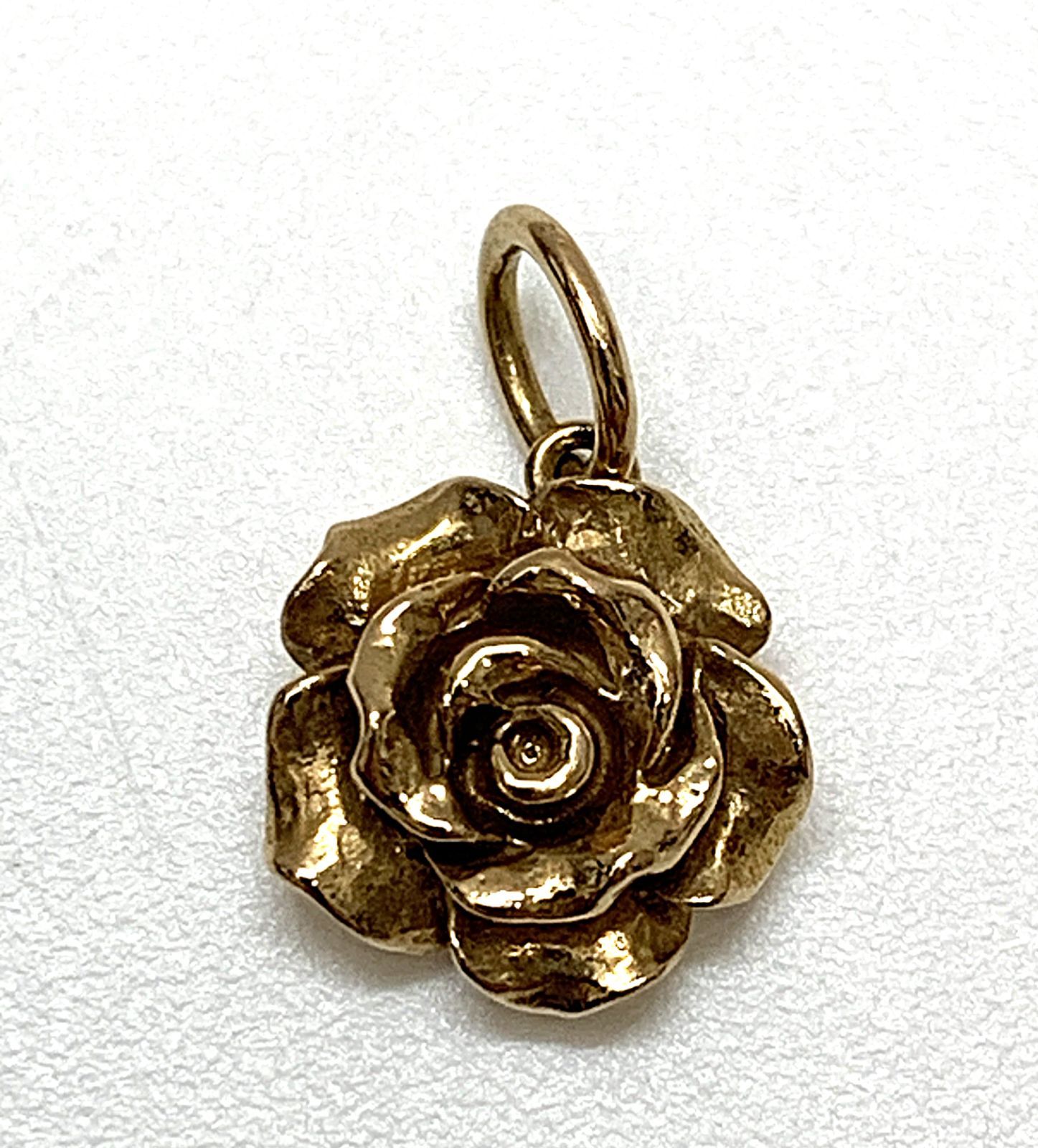 K18 バラ デザイン ペンダントトップ ネックレストップ 2.0ｇ 薔薇 18金