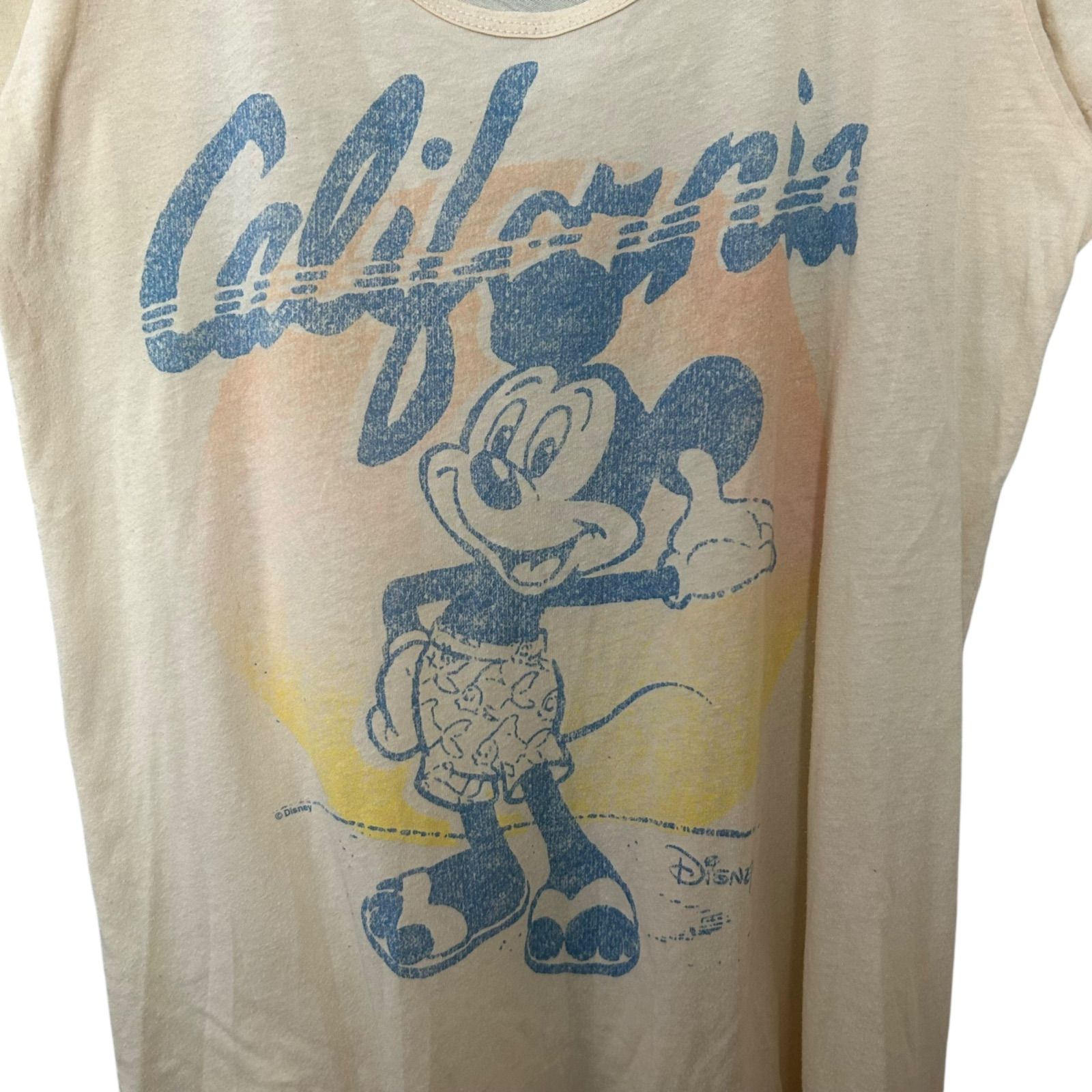 USA製】JUNK FOODボディ カリフォルニア Mickey ミッキーマウス半袖T 