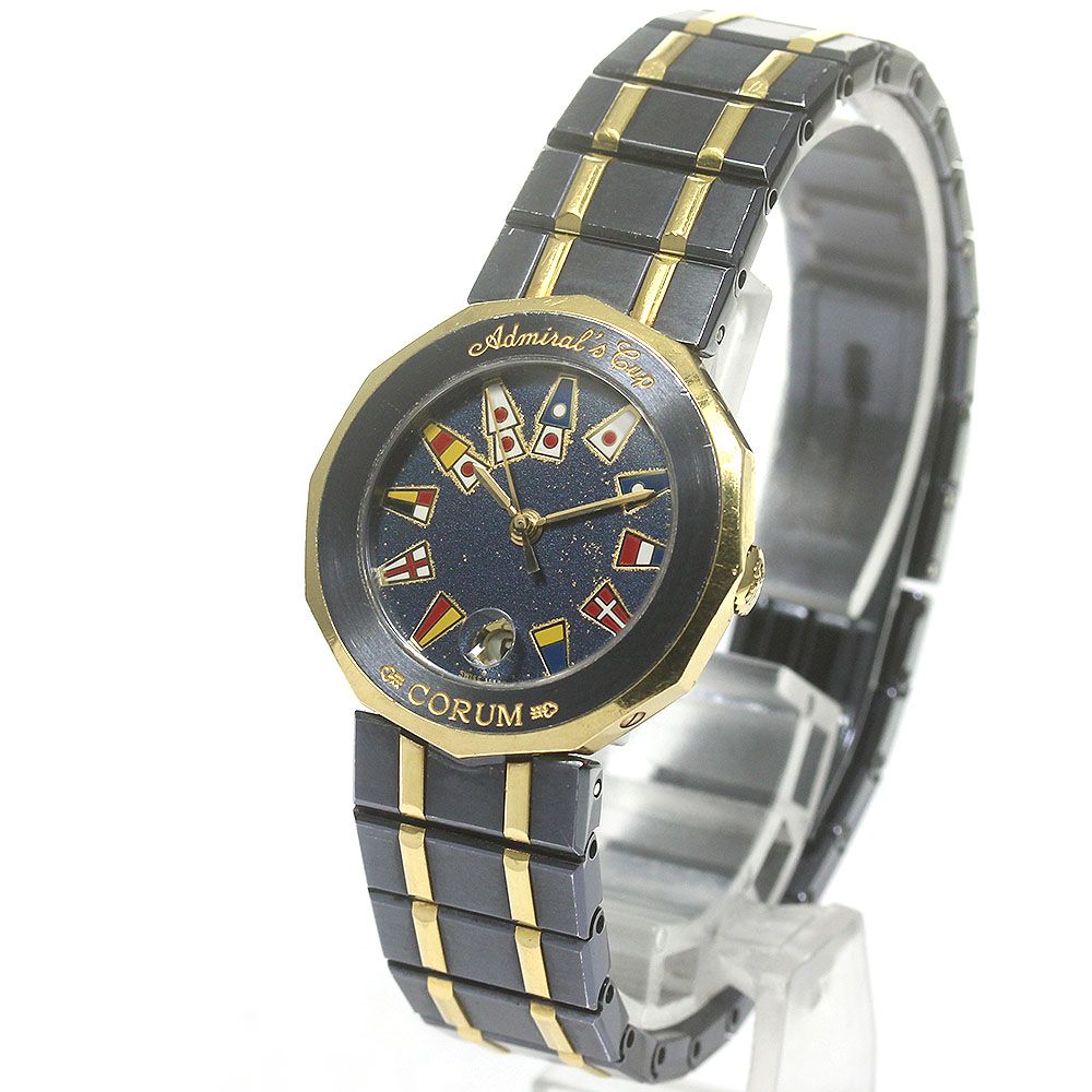 コルム CORUM 39.610.31 V052 アドミラルズカップ ガンブルー YG