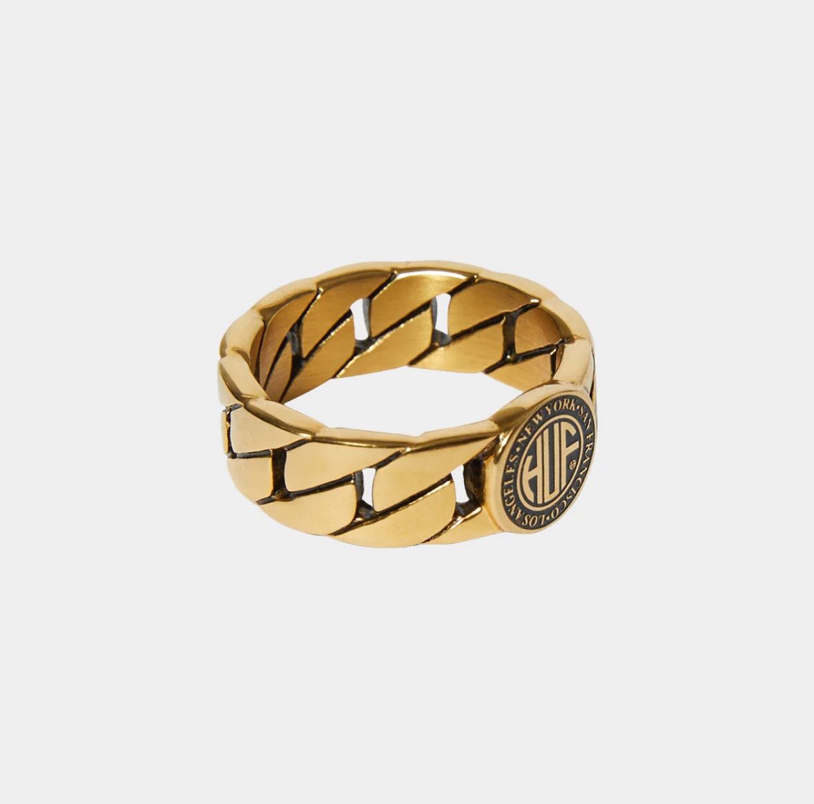 HUF REGIONAL CUBAN LINK RING GOLD Mサイズ ¥13970 ＋ 送料¥550