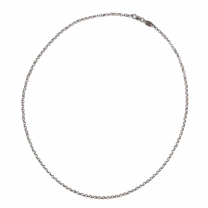 Chrome Hearts シルバー　ロール　チェーン　ネックレス　16inch Amazon | クロムハーツ/ネックレス・チェーン・ロール16インチ