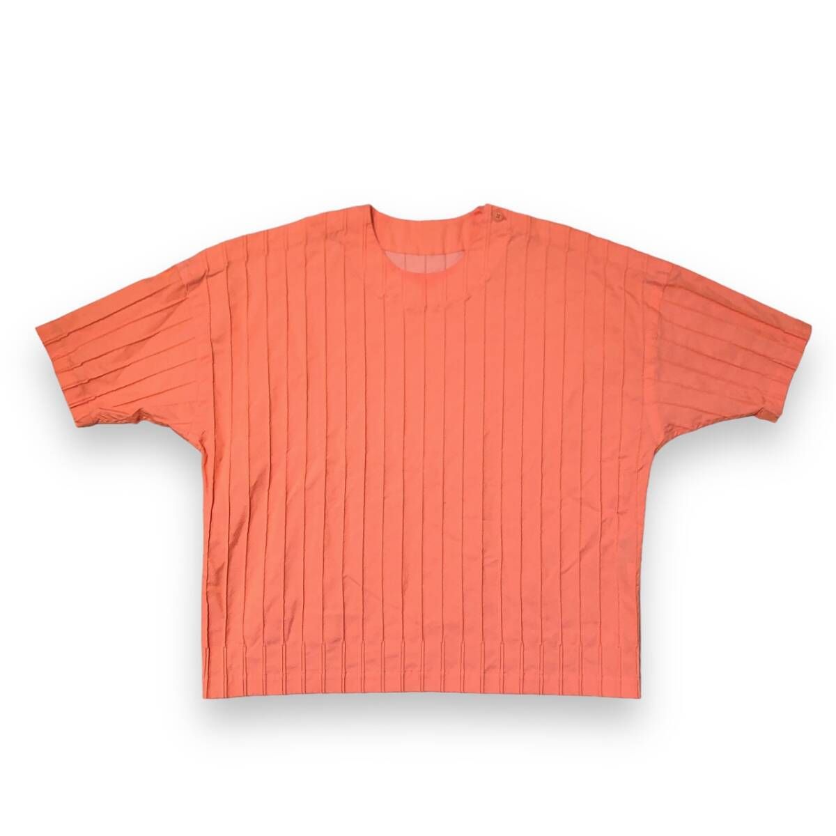 イッセイミヤケ　a-pocオレンジ　カットソー 24ss A-POC ABLE ISSEY MIYAKE TYPE-W 007 T-Shirt 半袖Tシャツ