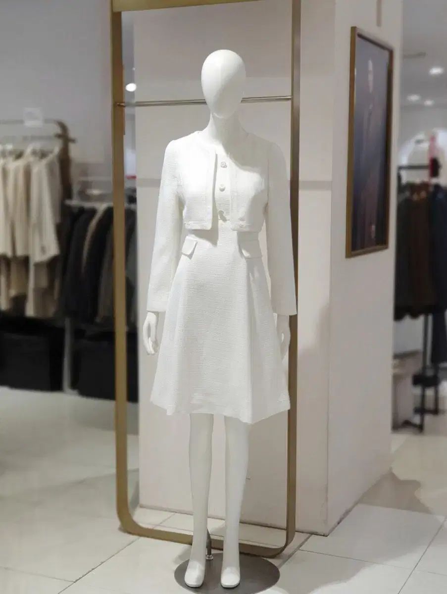 ツイード ワンピース 定価20万ウォン エコール ド パリ