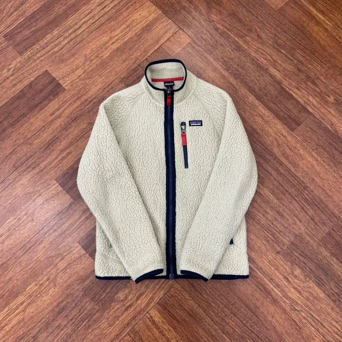 子供用 12 patagonia レトロ フリース ジップアップ
