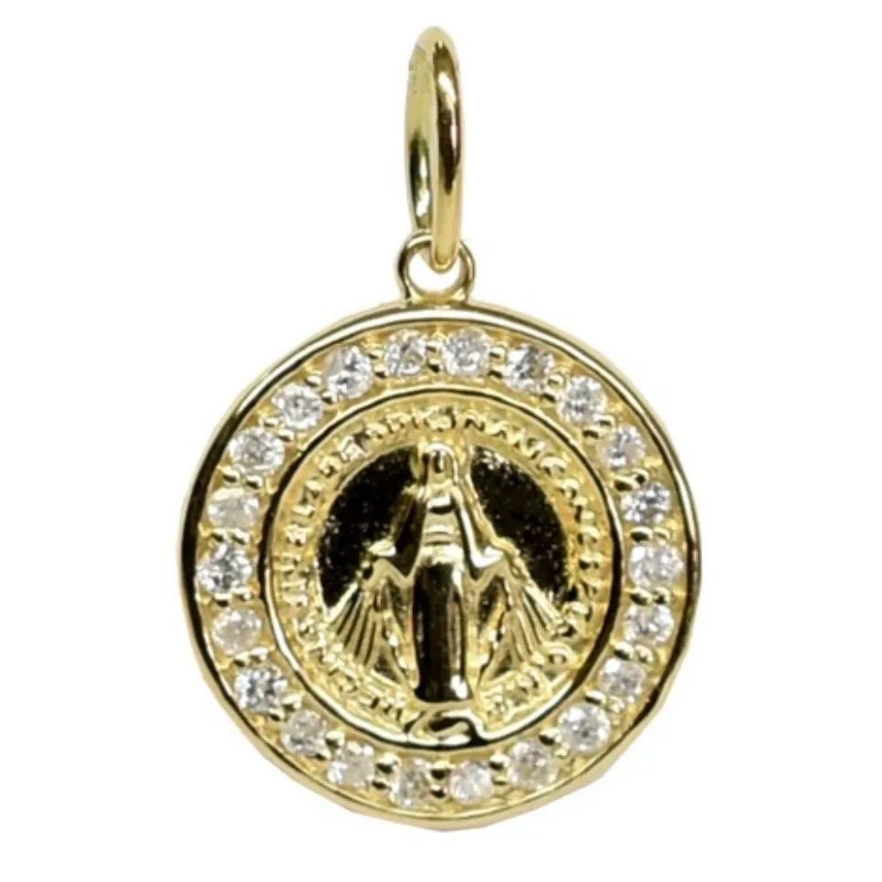 K18 マリア ダイヤモンド ペンダントトップ ゴールド ペンダントトップ