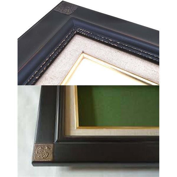 油額】黒金油絵額F6号（410×318mm） 超軽量 油絵額 F6