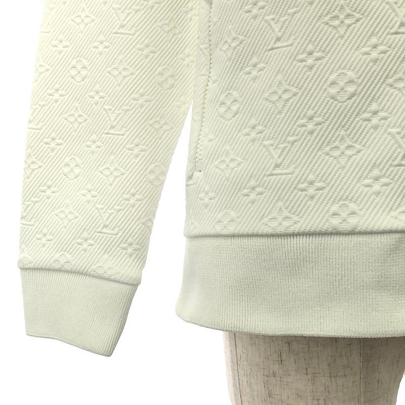 Louis Vuitton ホワイト フルジップジャケット ジャージ 美品】 Louis Vuitton / ルイヴィトン | モノグラム ジャガード