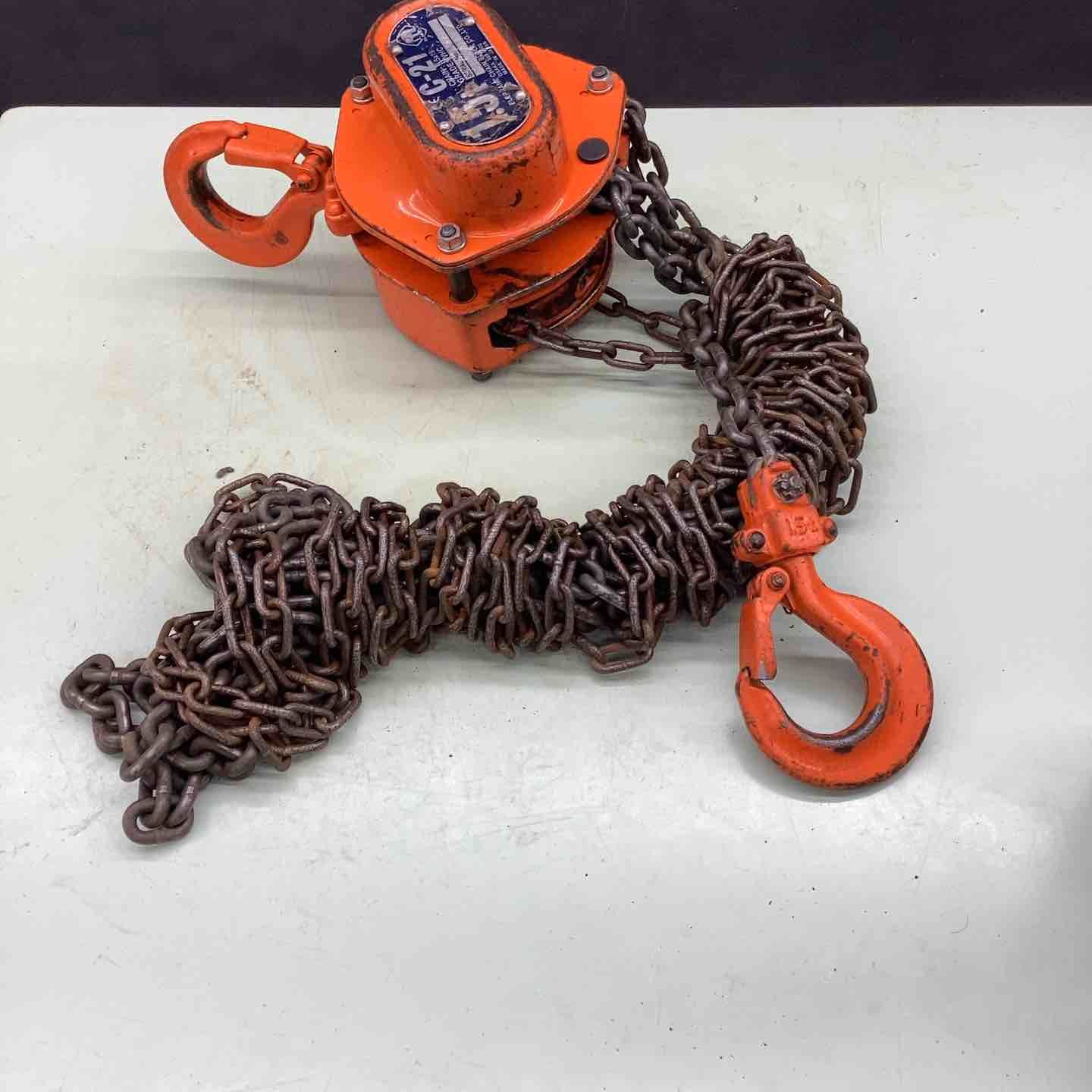 ◇象印チェンブロック C21型チェーンブロック 1.5t 2.5m C2101525【越谷店】 ショップ