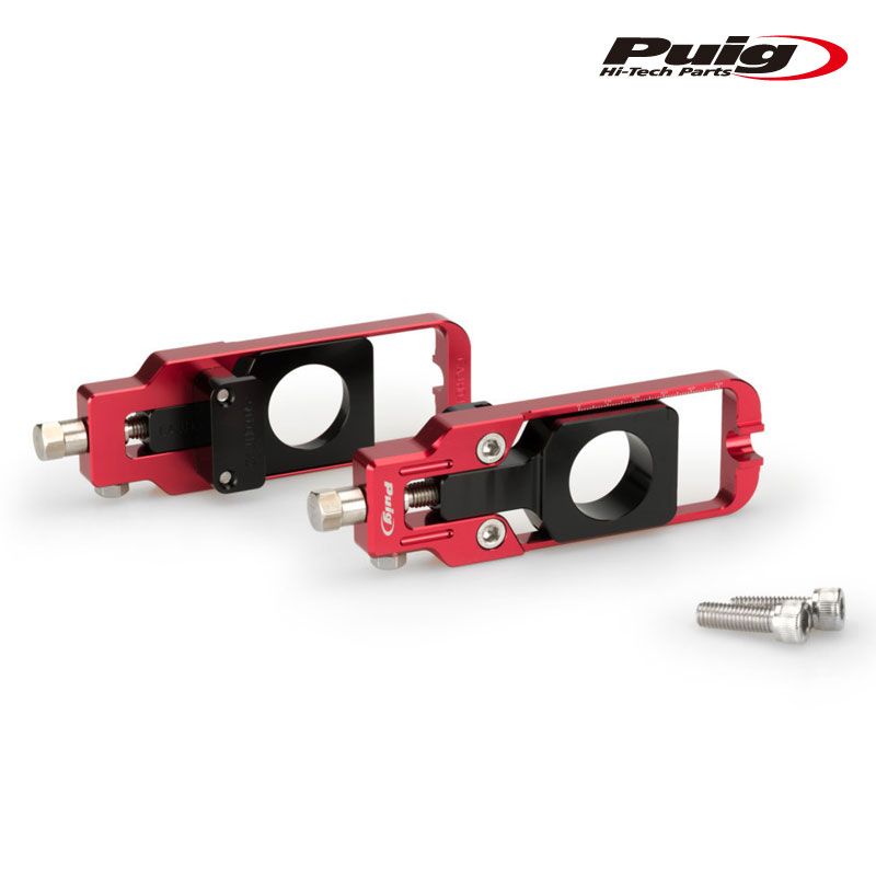Puig 20687R CHAIN TENSIONER RED CBR1000RR FIREBLADE| CBR1000RR-R FIREBLADE SP2 20-23 プーチ チェーン テンショナー