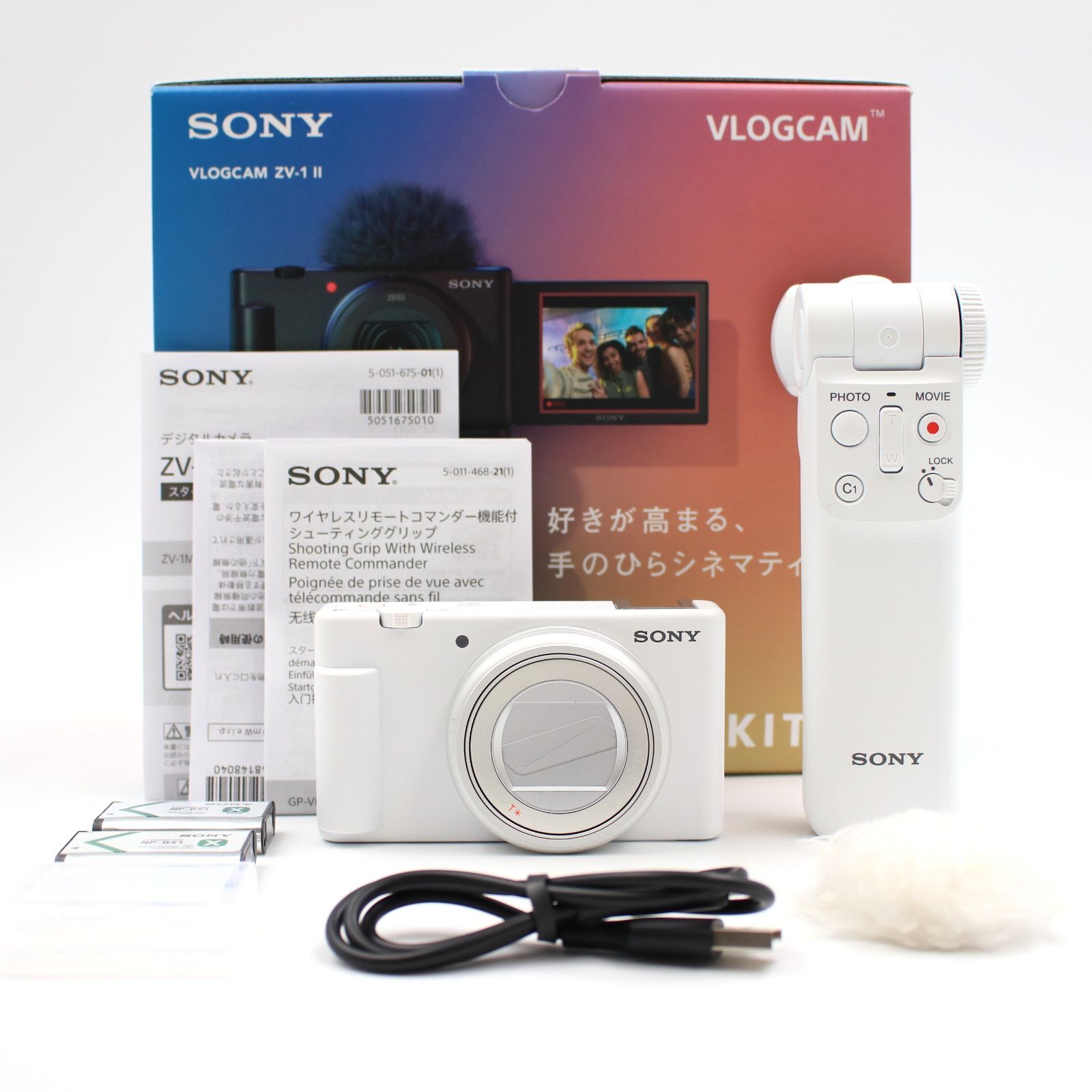 美品】SONY Vlogcam ZV-1F カメラ グリップ 【公式通販】
