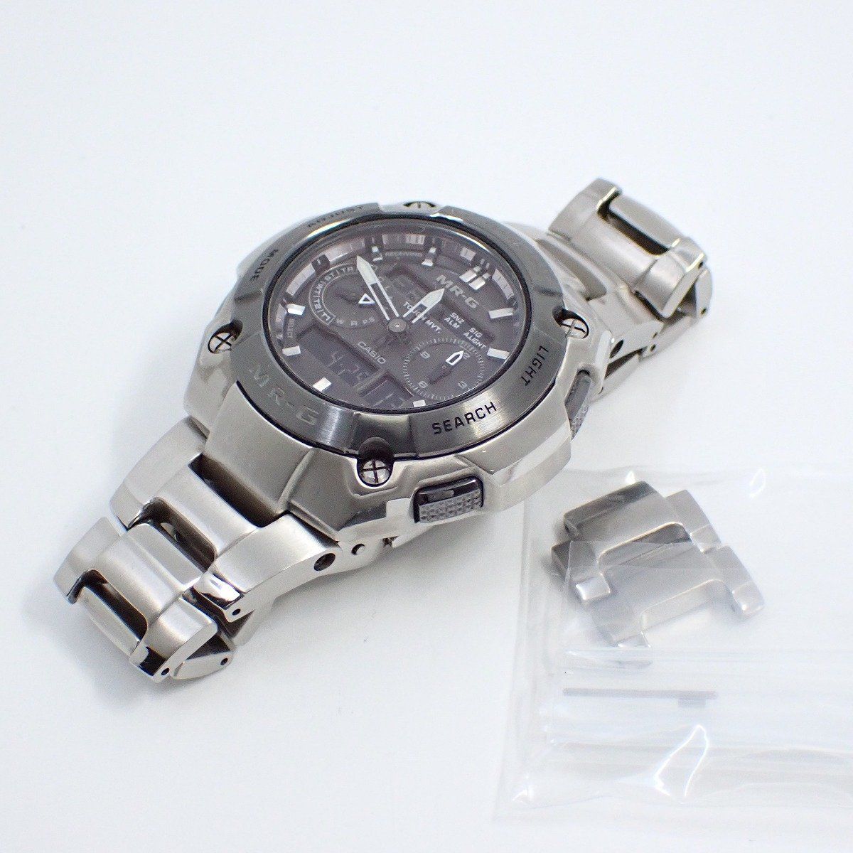 カシオ G-SHOCK MR-G ソーラー電波 アナデジモデル メンズ