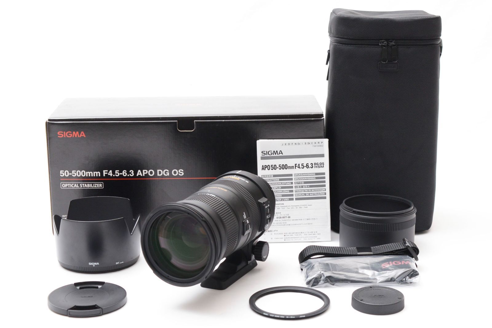 ☆極上品☆ シグマ SIGMA APO 50-500mm F4.5-6.3 DG OS HSM キャノン OL1461 #429 - メルカリ