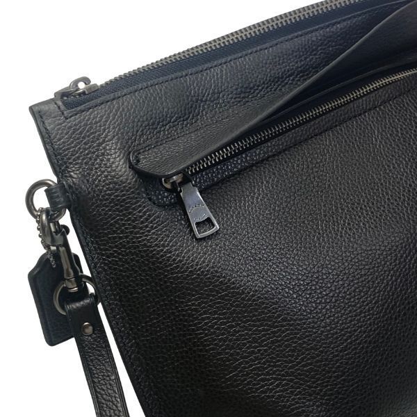 コーチ COACH バック セカンドバッグ・ポーチ メンズ アウトレット レザー クラッチバッグ F28614 BLK ﾌﾞﾗｯｸ コーチ COACH メンズ MMM