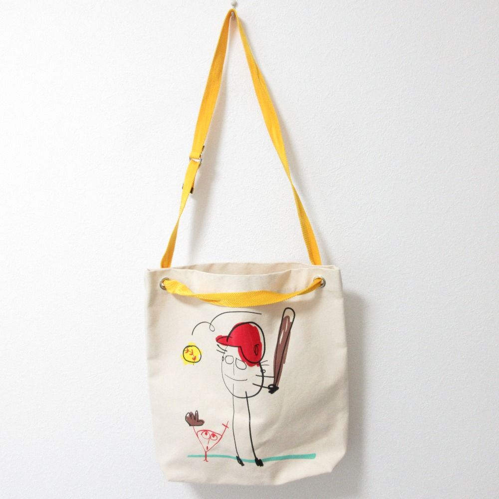 PLAN C プランシー 2way エコトートバッグ 良品 PLAN C プランシー プリント キャンバス 2way トートバッグ
