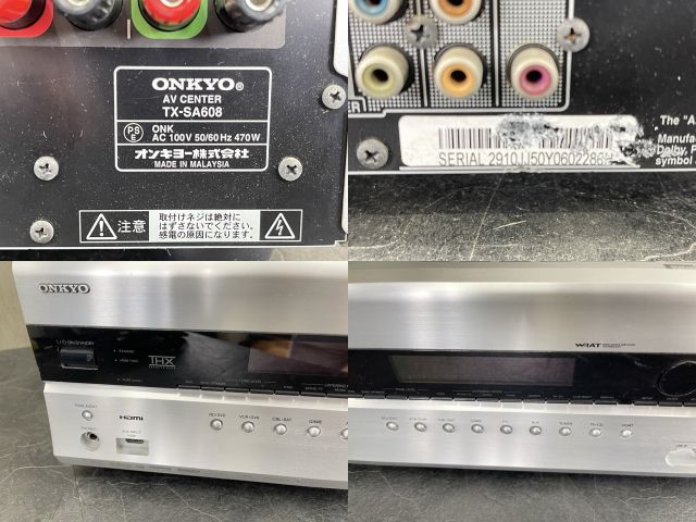 ✨️超美品　ONKYO TX-SA608 7.1ch AVアンプ AVセンター ヨドバシ.com - オンキヨー ONKYO 7.1ch対応AVセンター シルバー 3D