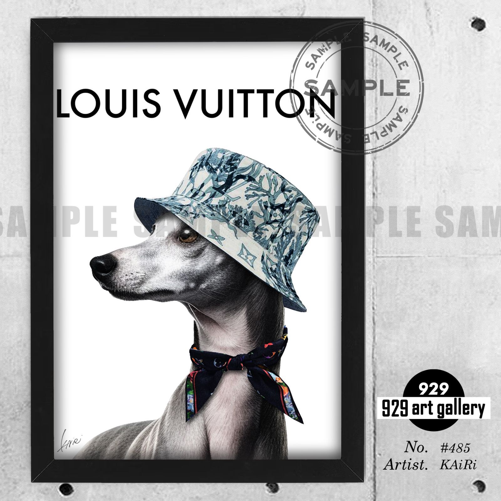 LOUIS VUITTON type☆オマージュアートインテリアポスター＃485☆ルイ