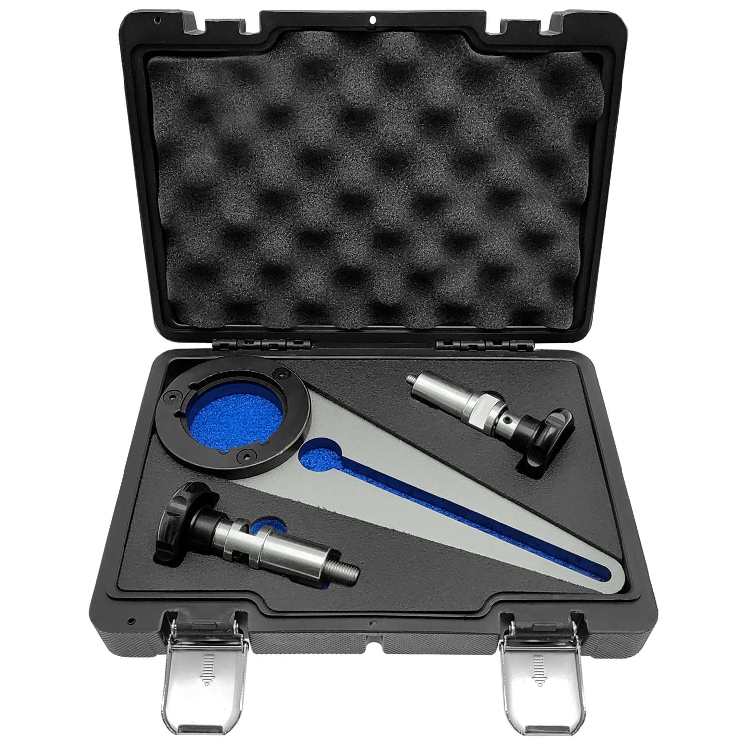 ZKTOOL クランクシャフトプーリーホルダーBMW N47 N57エンジンに適用 純正番号117220 振動ダンパー取り外し工具 保持スリーブとネジ付き 外車クランクプーリー 特殊工具