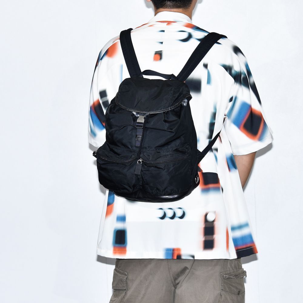 PRADA ナイロンリュック USED 中古USED PRADA バッグパック リュック ナイロン ブラック 70436