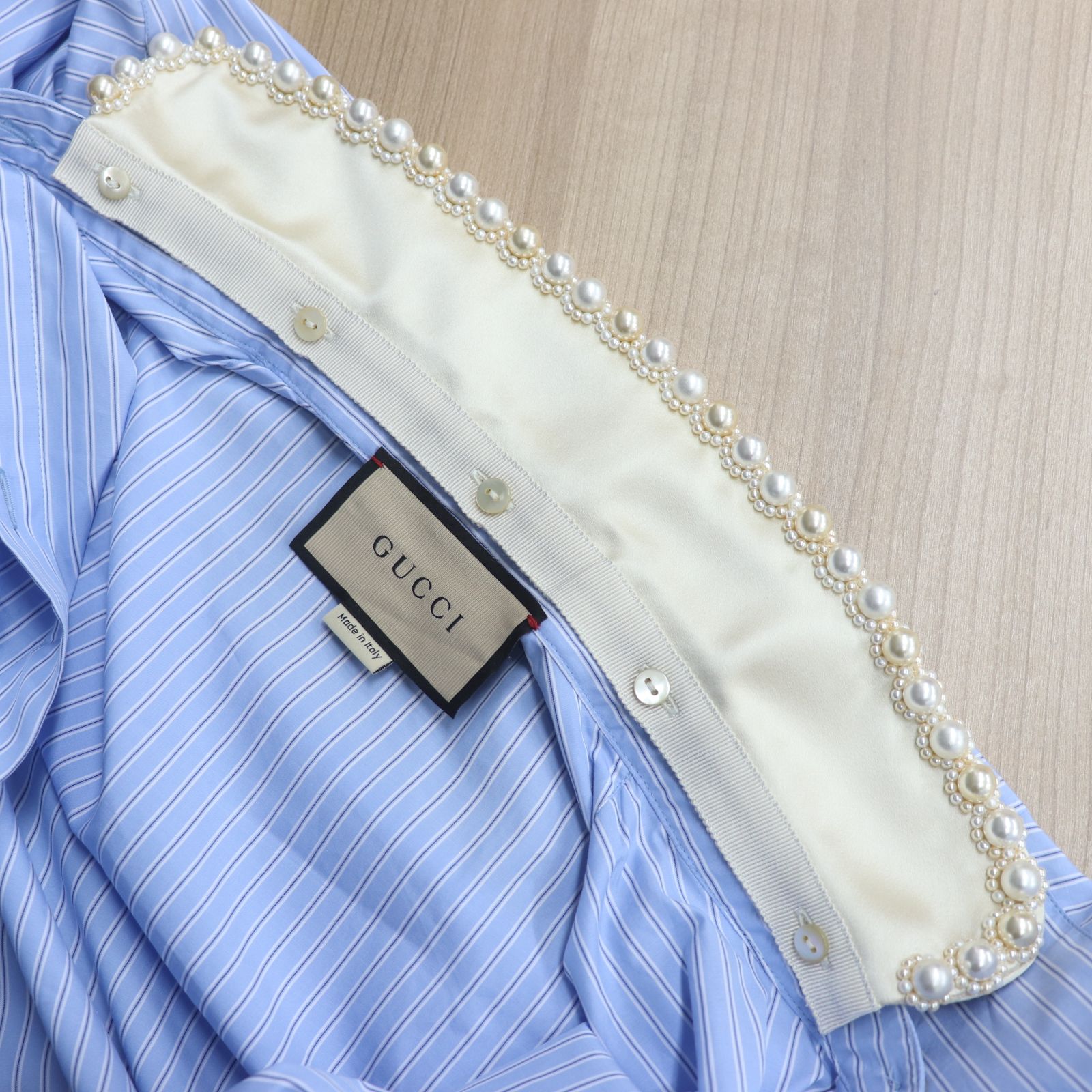 GUCCI グッチ Tシャツ・カットソー ベージュ L 4103625E0174 GUCCI - 送料無料 定価8.2万 GUCCI グッチ Tシャツ カットソー