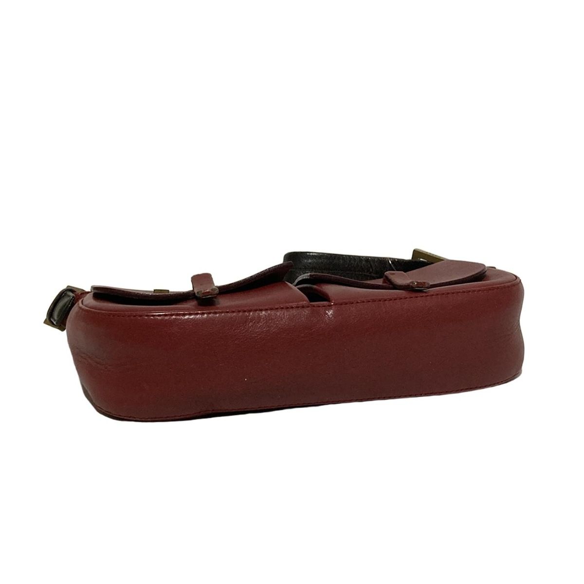 BALLY(バリー) ショルダーバッグ - レッド×ダークブラウン