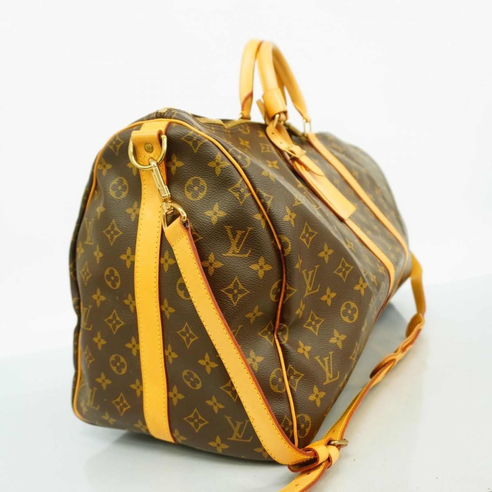 ルイ ヴィトン Louis Vuitton ルイ ヴィトン ボストンバッグ モノグラム キーポルバンドリエール55 M41414 ブラウンメンズ レディース