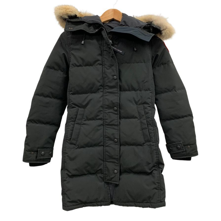 カナダグース ダウンコート マッケンジーパーカ コヨーテファー 2302JL レディース サイズS ブラック CANADA GOOSE 【AFA6】  - メルカリ