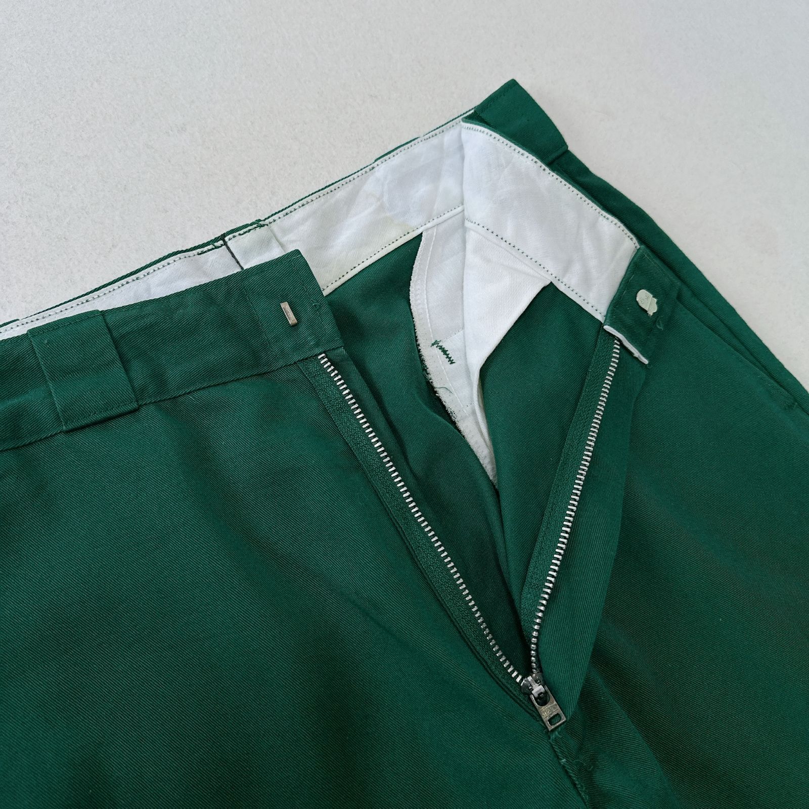 70s USA製 チビタグ ディッキーズ ワークパンツ アルミタロンジップ