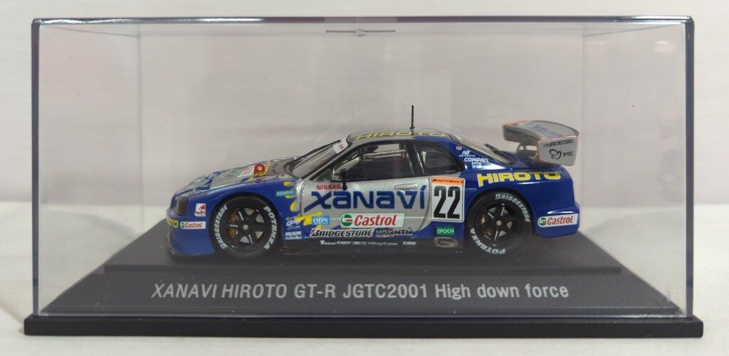 もえろツインビー エムエムピー 1/43 EBBRO Racing XANAVI HIROTO GT-R JGTC 2001