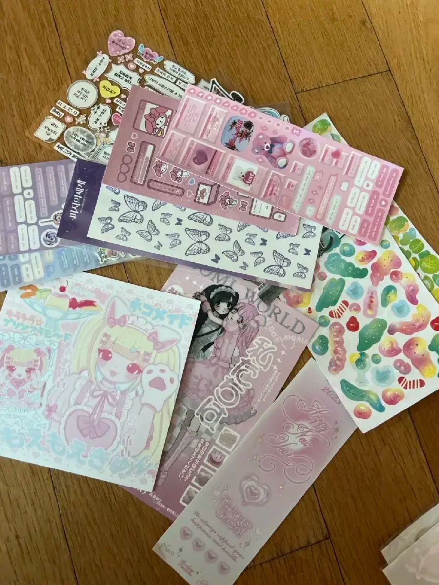激レア シールステッカー ワンソクラブ ラブシングス ユルボパール リバートン チェリッシュ J ホーブスタジオ