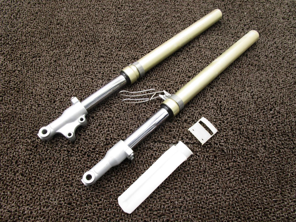 KSR-1 倒立 フロントフォーク カバー □A5443 MX050B カワサキ MX050BE キャブ車 12V