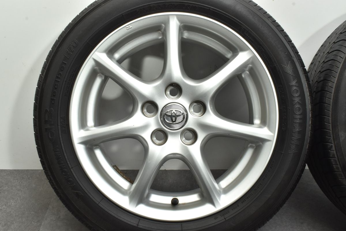 良好品】トヨタ エスティマ 純正 17in 7J +50 PCD114.3 トーヨー