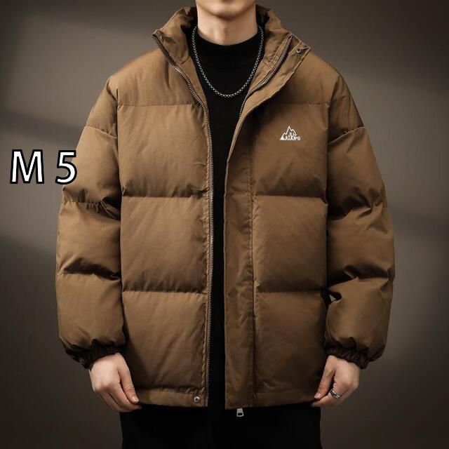 M 5 秋冬 コーデ メンズ 服 シンプル ファッション オシャレ 大人 かっこいい 大きいサイズ ストリート 紳士服 ハイエンド アメリカン レトロ コットン コート フード レス スタンドカラー コットン コート