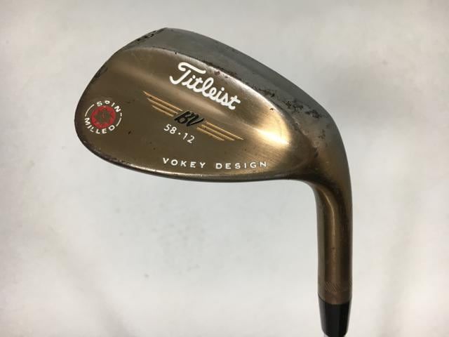【中古ゴルフクラブ】タイトリスト ボーケイ ウェッジ スピンミルド 58.12 D/G SW【14日間返品OK】