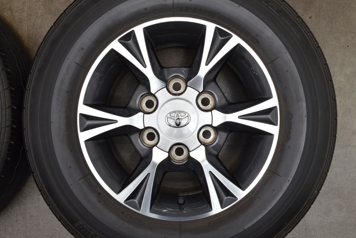 新車外し】トヨタ 200 ハイエース 純正 15in 6J +35 PCD139.7 