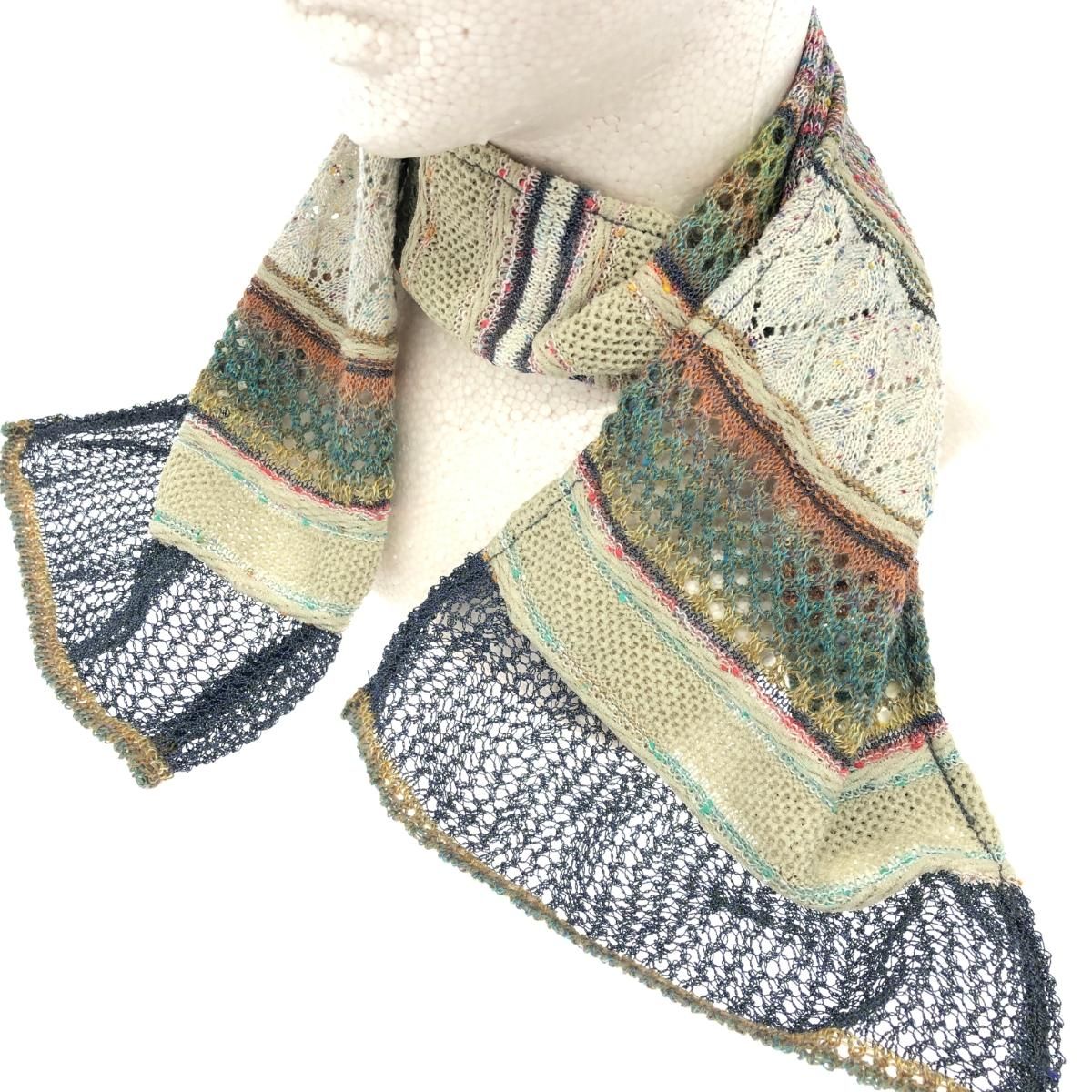 masaki kyoko マサキキョウコ ストール マルチカラー 佐藤繊維