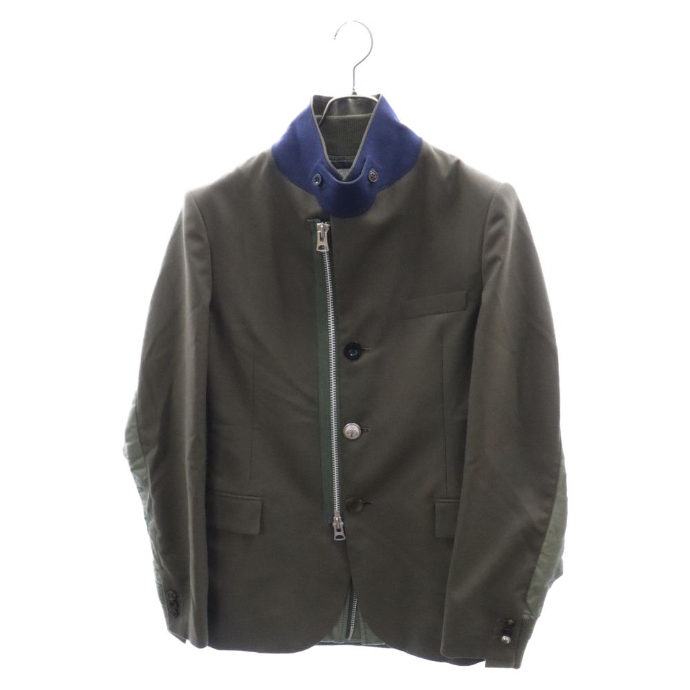 sacai サカイ ジャケット MA-1 ブラック 21-02456M サイズ1