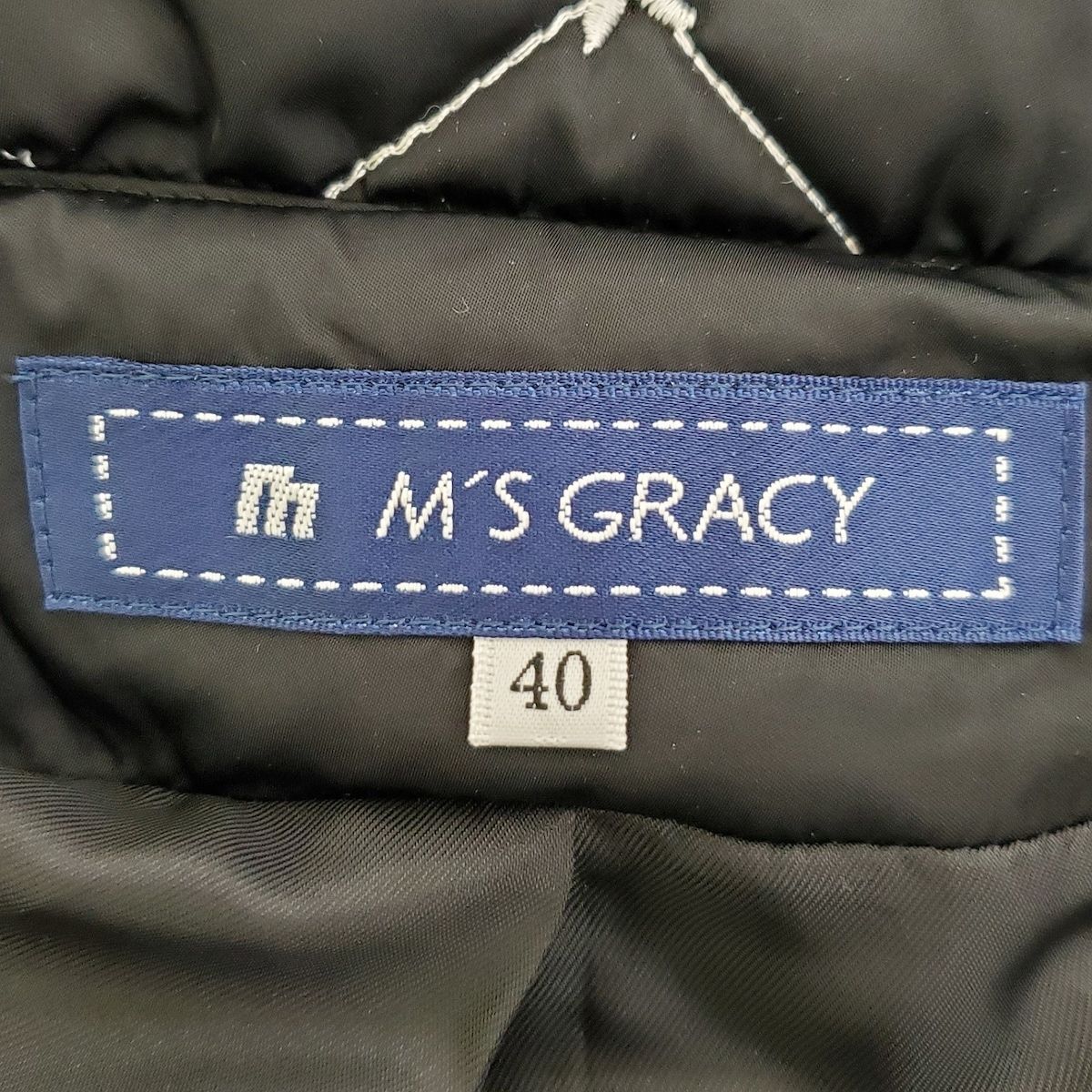 M'S GRACY(エムズグレイシー) コート サイズ40 M レディース美品 - 黒