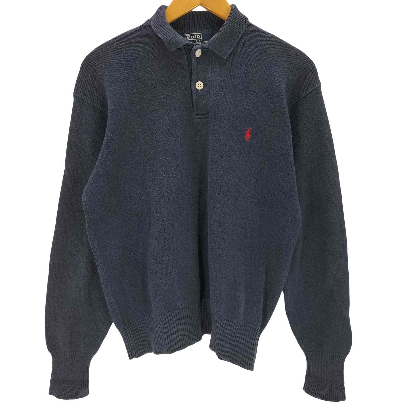 ポロバイラルフローレン Polo by RALPH LAUREN プルオーバー コットンニットシャツ メンズ JPN：L 