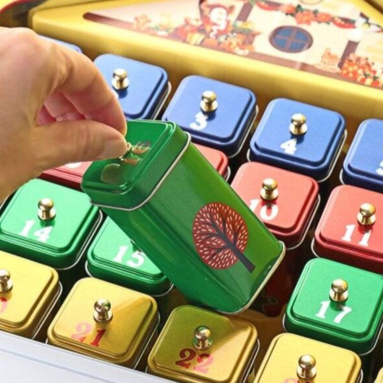 カルディ オルゴール付 ティンハウスカレンダー アドベント
