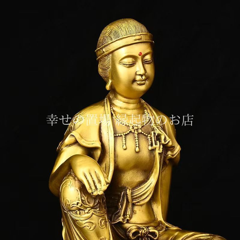 月老像 観音菩薩像 神様 風水 置物 オブジェ 観音様 菩薩様 蓮華