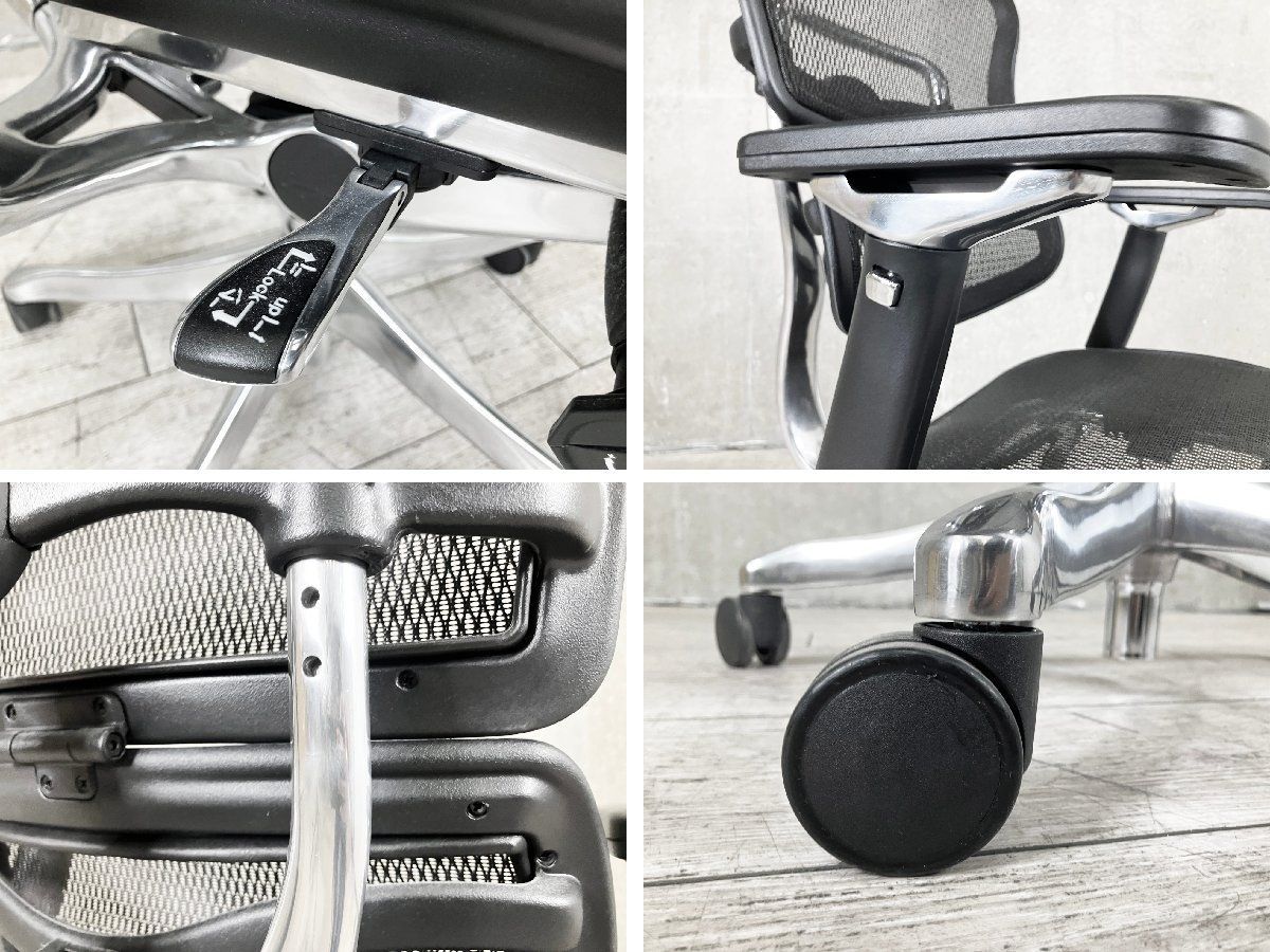 Ergohuman/ エルゴヒューマン□PRO / プロ□エルゴノミクスチェア□黒