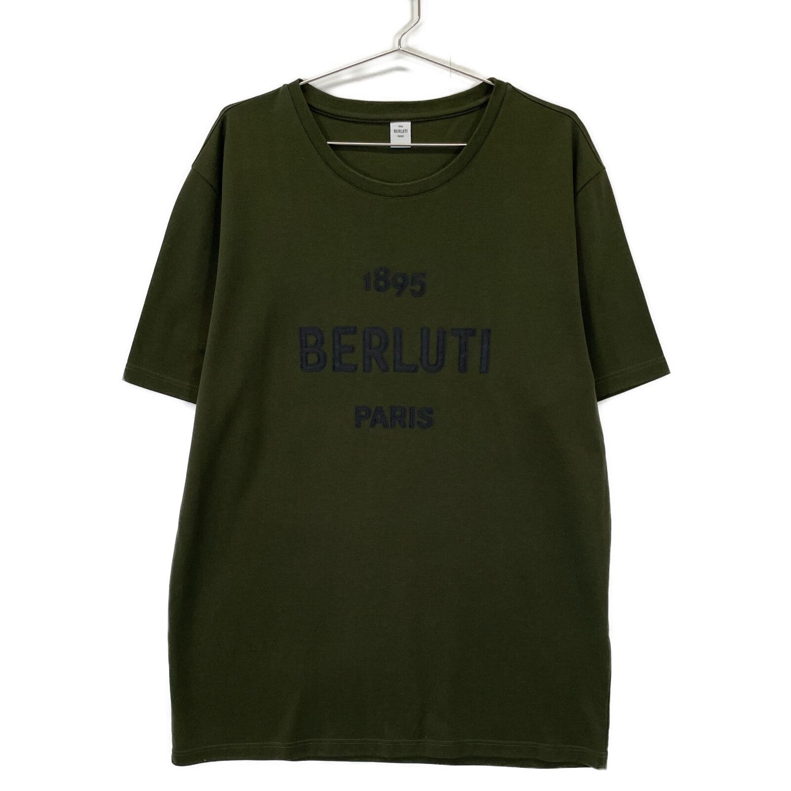 Berluti ベルルッティ カーキ 1895 ロゴ Tシャツ XL - メルカリ