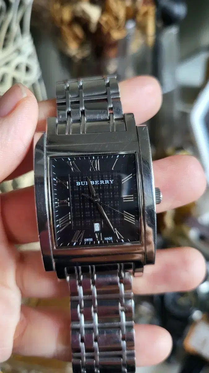BURBERRY バーバリー スクエア メタル 時計