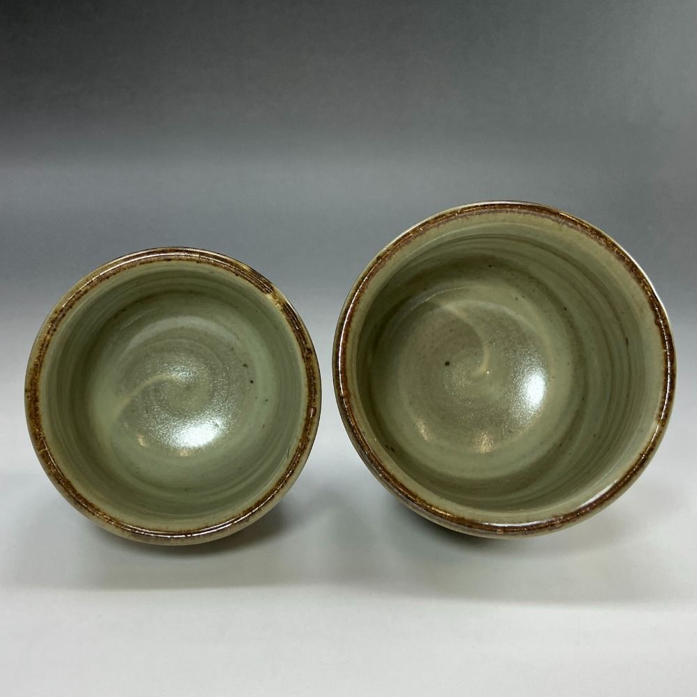 人間国宝 島岡達三 湯呑 人間国宝 島岡達三 湯呑 島岡達三 作 象嵌赤繪